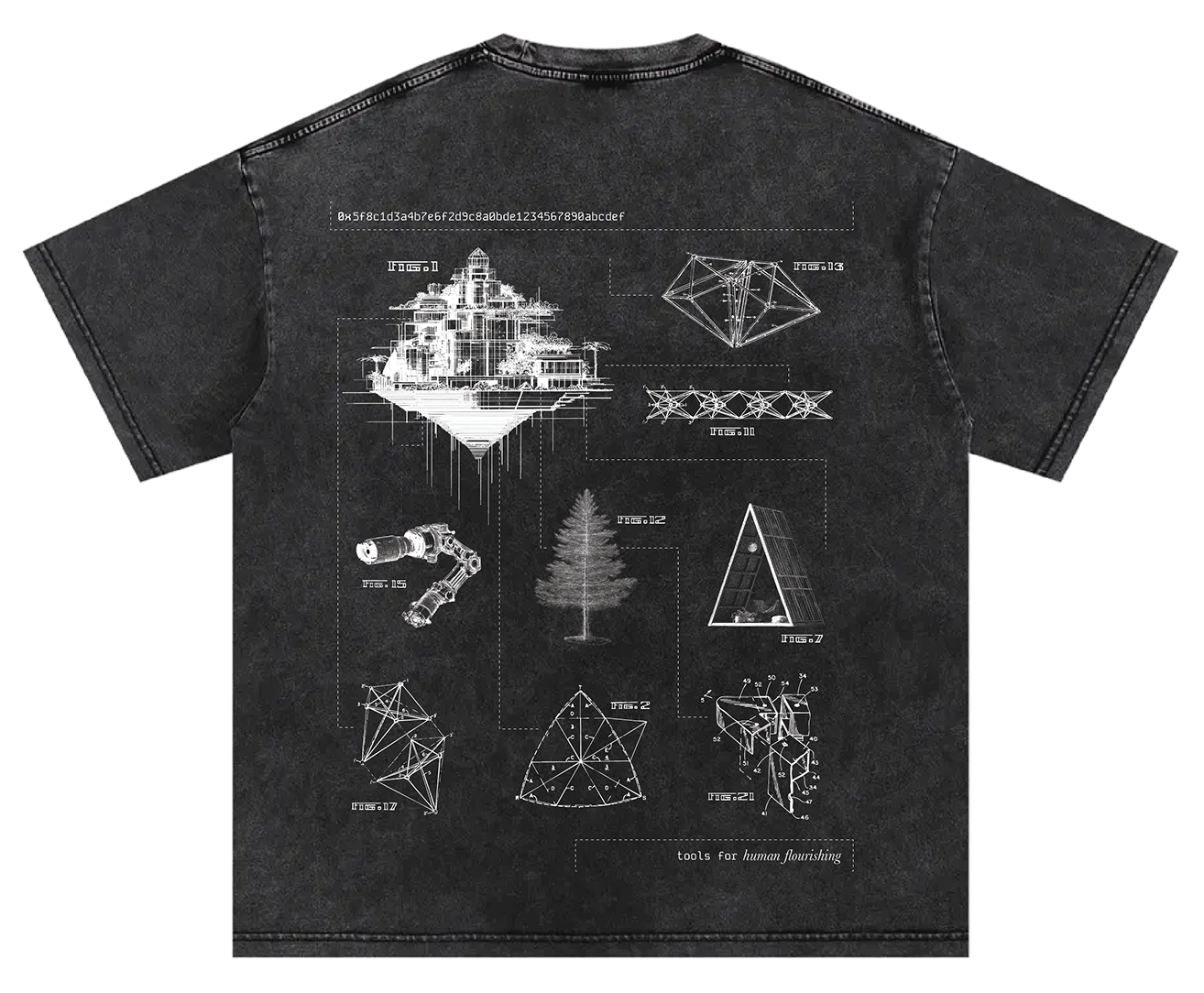 Black tee — back